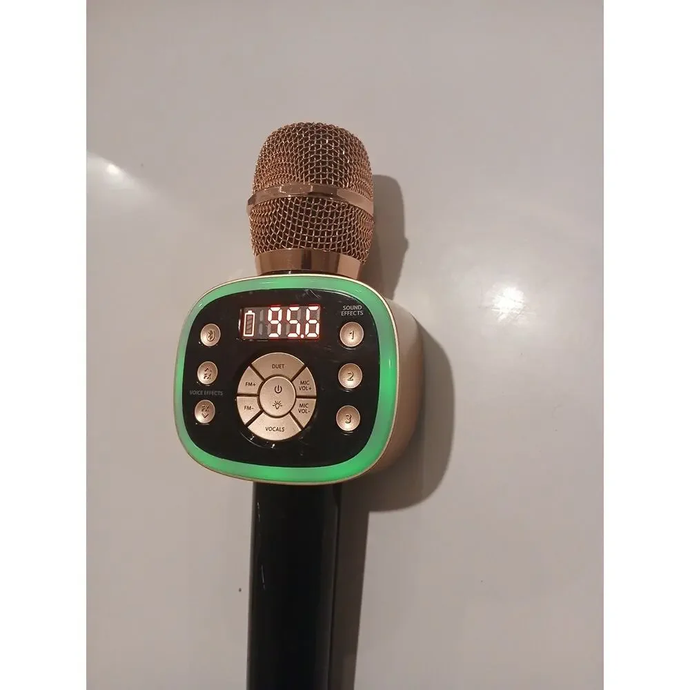 The Singing Machine Carpool Karaoke Wireless & Bluetooth Microphone #CPK565R